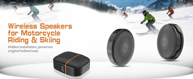 Alt view image 4 of 5 - iKmai Motorcycle Bluetooth Speaker for Riding and Skiing, True Wireless TWS Headset 63H Playtime, Remote Control