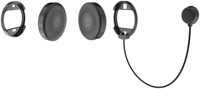 Alt view image 2 of 5 - iKmai Motorcycle Bluetooth Speaker for Riding and Skiing, True Wireless TWS Headset 63H Playtime, Remote Control