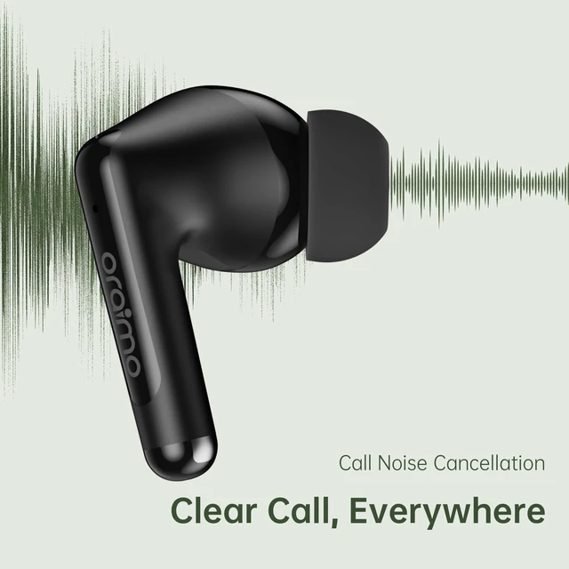 Alt view image 4 of 5 - Oraimo SpaceBuds Neo Wireless Earbuds Bluetooth 5.4 in Ear Headphones, Bluetooth Ear Buds Built-in Microphone, Clear Talk, Immersive Game Mode, Comfortable Fit, App Control, 30H Playtime, Black