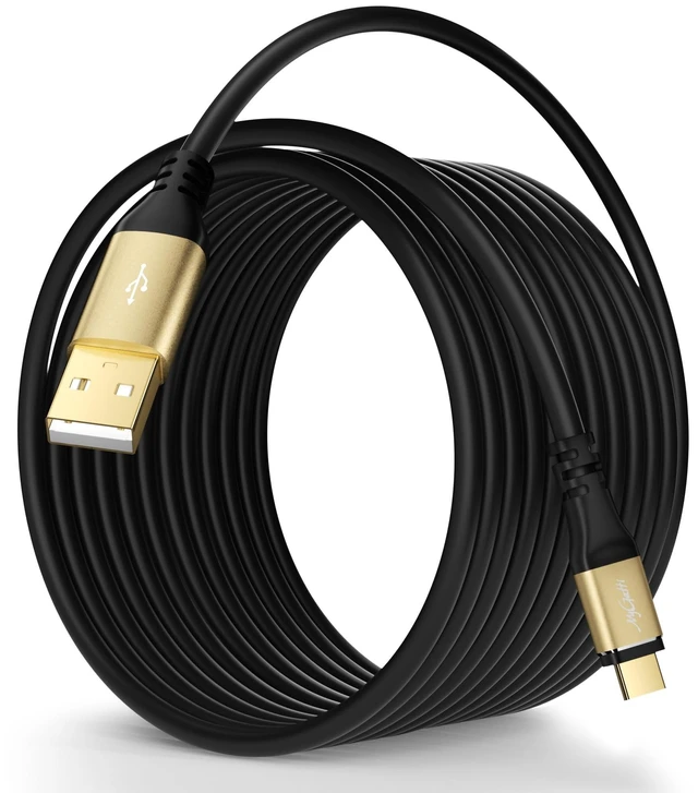 Main image of Extra Long USB to USB C Cable 30FT, 3A Fast Charging USBC Car Charger Cord