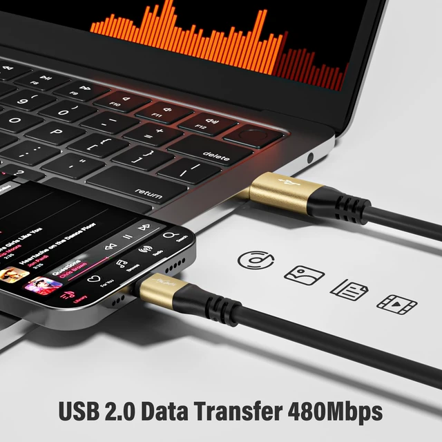 Alt view image 4 of 5 - Extra Long USB to USB C Cable 30FT, 3A Fast Charging USBC Car Charger Cord