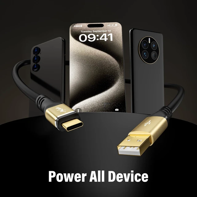 Alt view image 5 of 5 - Extra Long USB to USB C Cable 30FT, 3A Fast Charging USBC Car Charger Cord