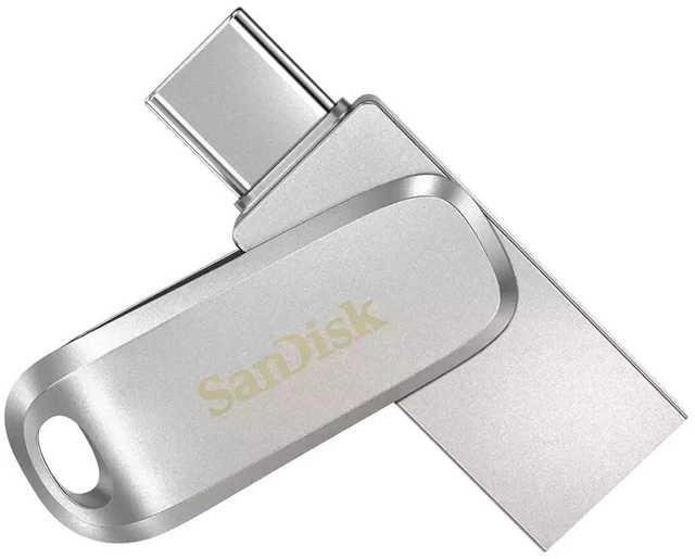 Main image of SANDISK 256GB Ultra Dual Drive Luxe, USB-C+USB-A, Up to 150MB/s Read Speeds