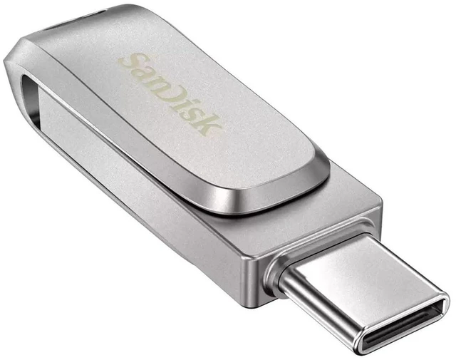 Alt view image 5 of 5 - SANDISK 256GB Ultra Dual Drive Luxe, USB-C+USB-A, Up to 150MB/s Read Speeds