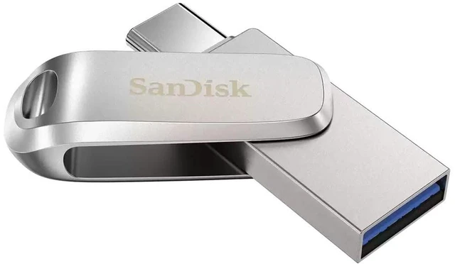 Alt view image 4 of 5 - SANDISK 256GB Ultra Dual Drive Luxe, USB-C+USB-A, Up to 150MB/s Read Speeds