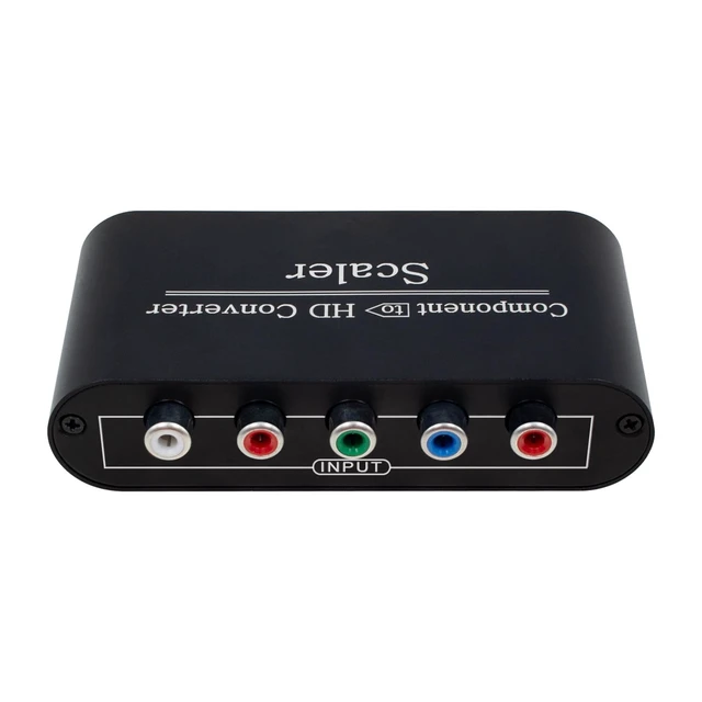 Alt view image 2 of 5 - Wiistar YPBPR to HDMI Converter Component to HDMI Adapter 5 RCA to HDMI Out