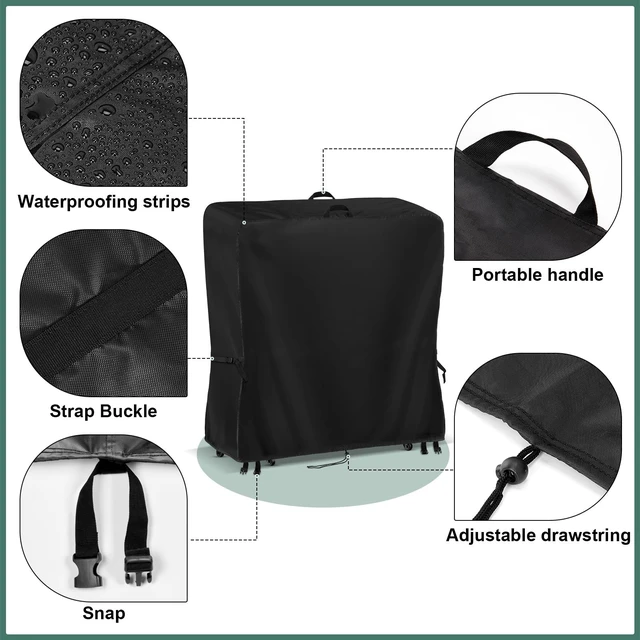 Alt view image 4 of 5 - Kingling Outdoor TV Cover 38 Inch Weatherproof for 43 Inch TV