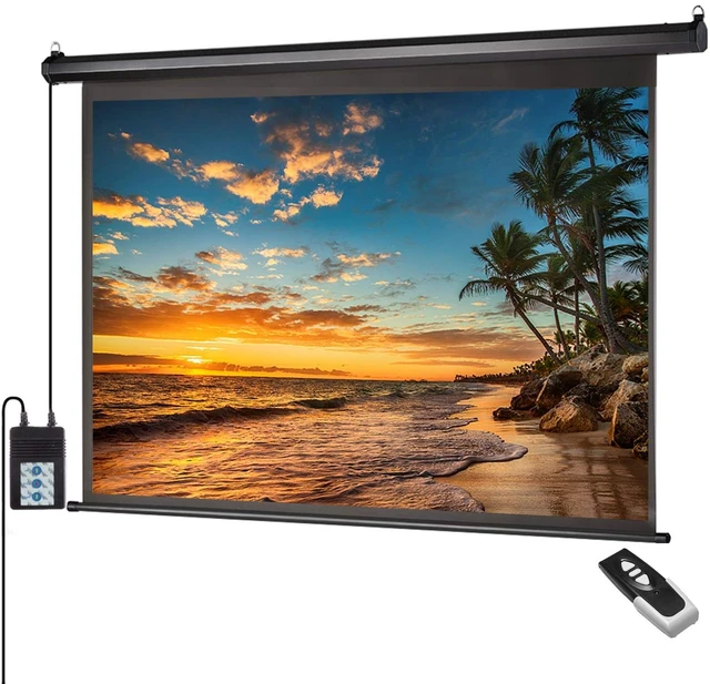 Main image of Auto Motorized Projector Screen with Remote Control, 120 inch, 4:3 Ratio