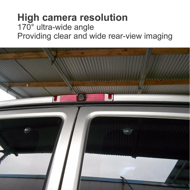 Alt view image 2 of 5 - Third Brake Light Backup Camera, High Resolution Rear View Camera, Wide Viewing Angle, Fit for Chevy Express Van 2003-2017