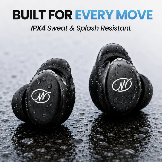 Alt view image 5 of 5 - WALLA SOUND WallaBuds Pro Dot Earbuds - Wireless Bluetooth 5.3 Earbuds for Sleeping, Side Sleepers & Small Ears, Mini in-Ear Buds, USB-C Charging Case, 28-Hour Playtime, IPX4 Water Resistant