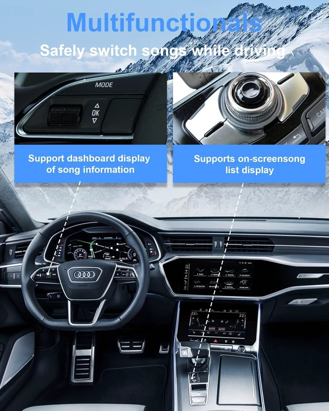 Alt view image 3 of 5 - MDZBG AMI Bluetooth Audio Adapter for Audi MDI MMI 3G System