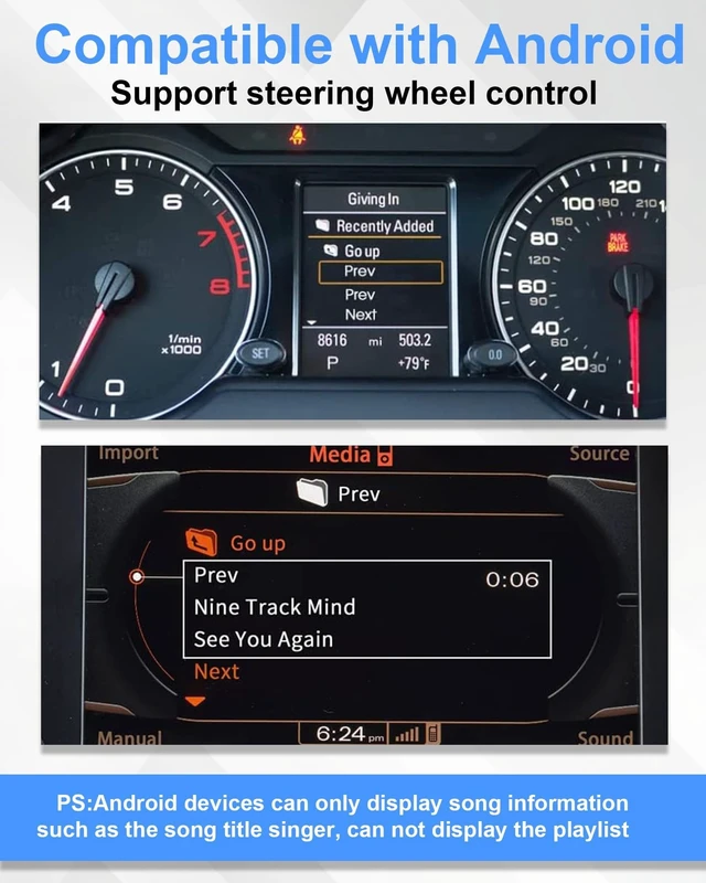 Alt view image 5 of 5 - MDZBG AMI Bluetooth Audio Adapter for Audi MDI MMI 3G System