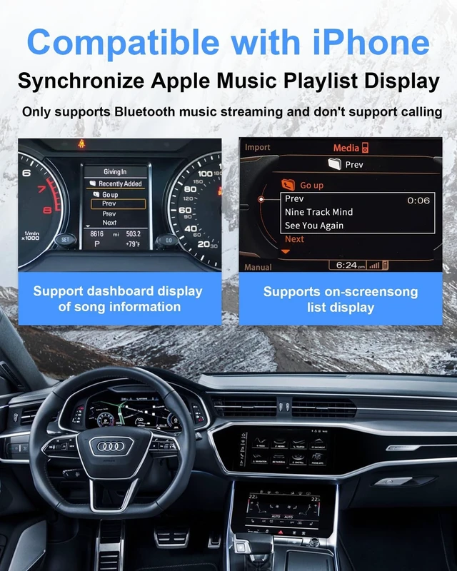 Alt view image 4 of 5 - MDZBG AMI Bluetooth Audio Adapter for Audi MDI MMI 3G System