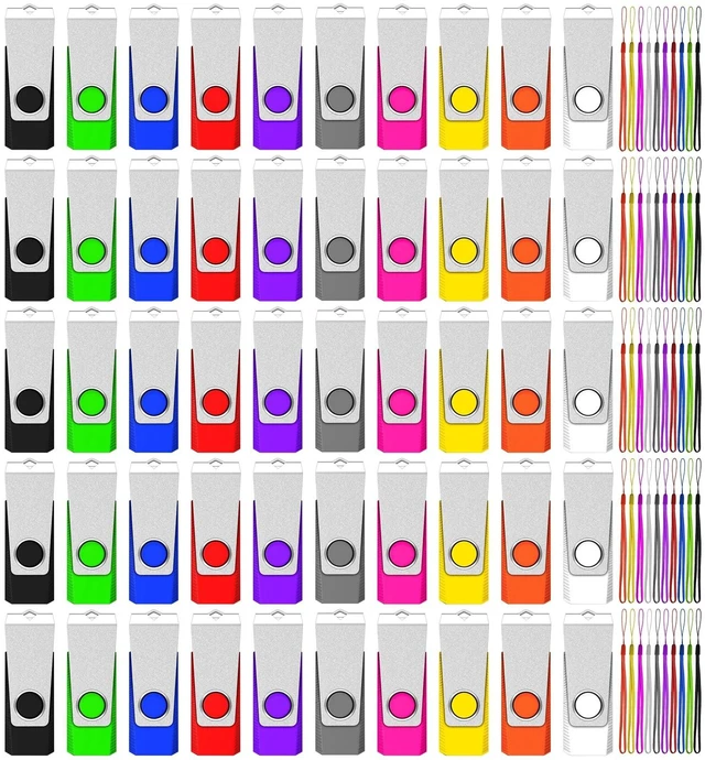 Main image of USB Flash Drive 1GB 50 Pack TEWENE Bulk USB 2.0 Memorty Stick Thumb Drive