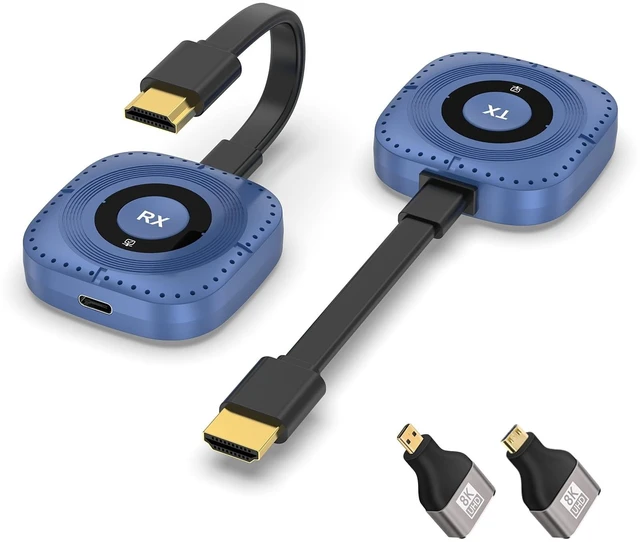 Main image of Wireless HDMI Transmitter and Receiver 4K Decoding 1080P Out, 328FT/100M Wireless HDMI Extender for Seamless High-Definition Streaming from Laptop/PC/TV Box to Monitor/TV/Projector