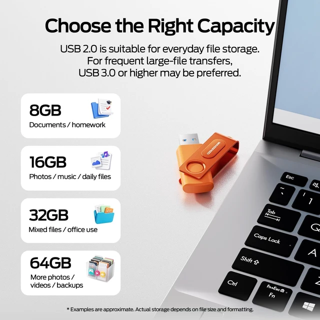 Alt view image 5 of 5 - MOVE SPEED 10 Pack 32GB USB Drive, USB 2.0 Thumb Drives Memory Stick Mixed Colors with Lanyards for Data Storage
