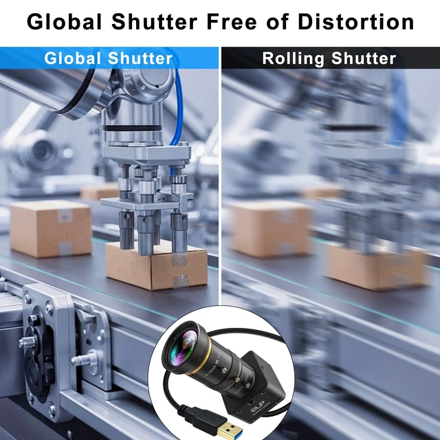 Alt view image 3 of 5 - IFWATER Global Shutter USB3.0 Camera,60fps High Speed,5MP 2592x1944 HD,10X 5-50mm Manual Varifocal Lens,Motion Capture for Industrial Machine Vision,Golf Swing Plug & Play Multi-System Compatible
