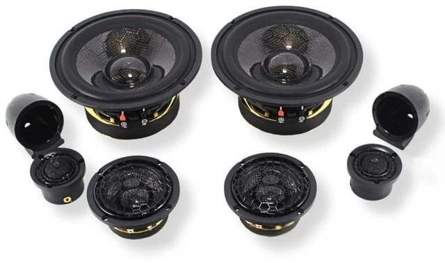 Main image of B2 Audio 3-Way 6.5" REF SQ Series Car Audio Component Speaker System