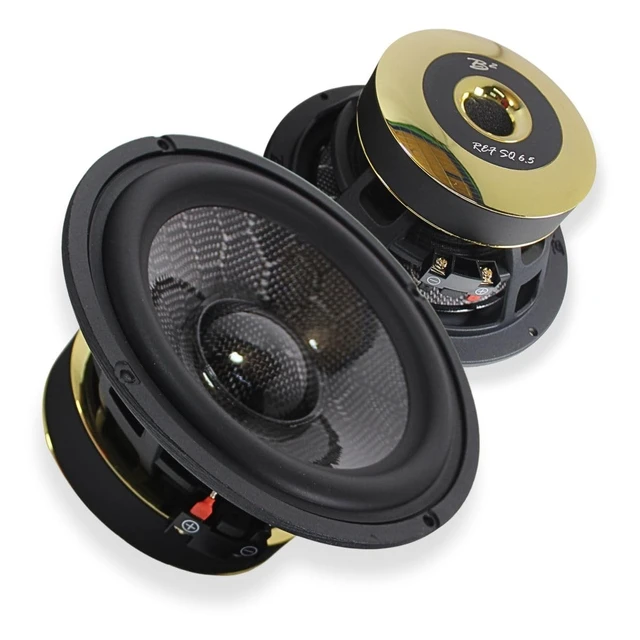 Alt view image 2 of 5 - B2 Audio 3-Way 6.5" REF SQ Series Car Audio Component Speaker System
