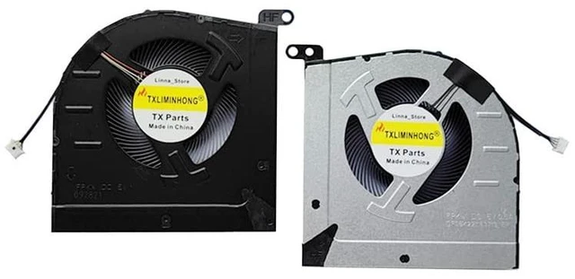 Main image of TXLIMINHONG New Compatible CPU and GPU Cooling Fan for Lenovo Ideapad Gaming 3 15-IAH7 FPKX FPKW DFS5K223052833 DFS5K221153713 DC5V 0.5A Fan