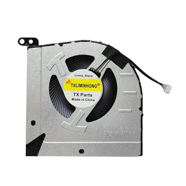 Alt view image 4 of 4 - TXLIMINHONG New Compatible CPU and GPU Cooling Fan for Lenovo Ideapad Gaming 3 15-IAH7 FPKX FPKW DFS5K223052833 DFS5K221153713 DC5V 0.5A Fan