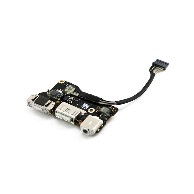 Alt view image 5 of 5 - iPartsleader A1466 I/O Board (w/USB Port, 3.5mm Audio Jack, DC-in Connector) Replacement for MacBook Air 13-inch Mid 2012 Year EMC 2559 MD231/232 821-1477-A 820-3214-A 923-0125 (Not fit to 2013-2017)