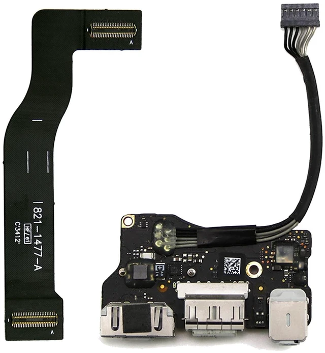 Main image of iPartsleader A1466 I/O Board (w/USB Port, 3.5mm Audio Jack, DC-in Connector) Replacement for MacBook Air 13-inch Mid 2012 Year EMC 2559 MD231/232 821-1477-A 820-3214-A 923-0125 (Not fit to 2013-2017)