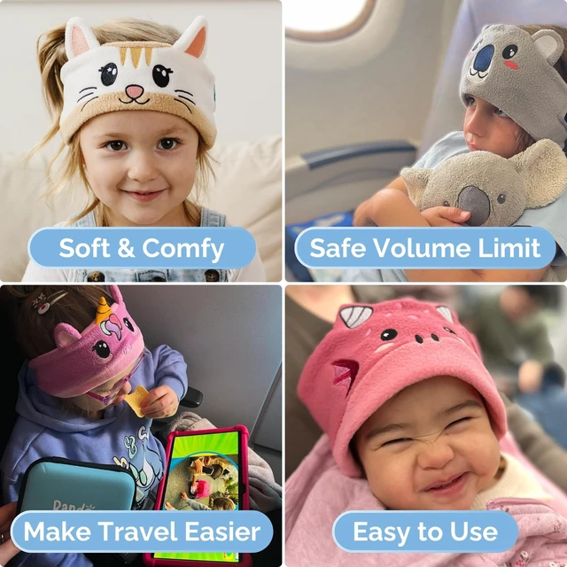 Alt view image 3 of 5 - Bandou 3.0 - Original Toddler Headphones, Kids Headband Headphones - Bluetooth Wireless Headband - Comfortable Headphones for Plane - Safe Volume Limit - Adjustable, Travel, School, and Sleep (