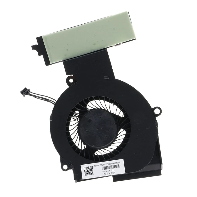 Alt view image 4 of 5 - Replacement CPU & GPU Cooling Fan for HP OMEN 15-DC 15-dc1058wm 15-dc1054nr 15-dc0051nr 15-dc1084nr 15-dc0010nr 15-dc0052nr 15-dc0020nr 15-dc0030nr TPN-Q211 L30204-001 L30203-001