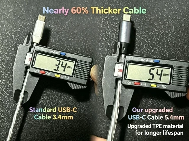 Alt view image 4 of 5 - 10FT RGB Glowing USB C Cable - 66W Super Fast Charging, 480Mbps High Speed Transfer, Type C to USB A Extension Cord, Perfect for i-Phone 16 17 Pro Max/Plus, Samsng Galaxy S24 S23,LG More Android Phon