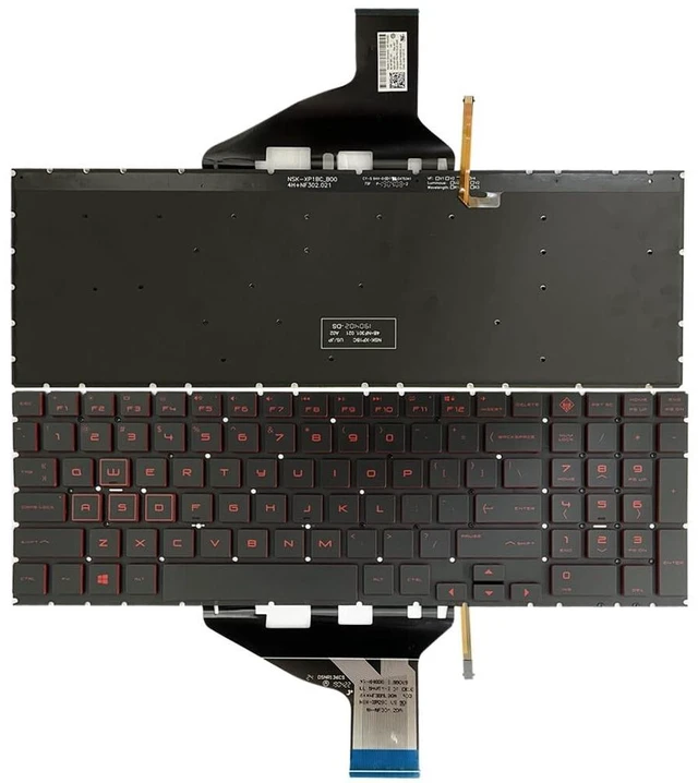 Main image of IFIXAI US Backlit Keyboard Backlight Red for HP 15-DC 15-DH 15-DC0087NR