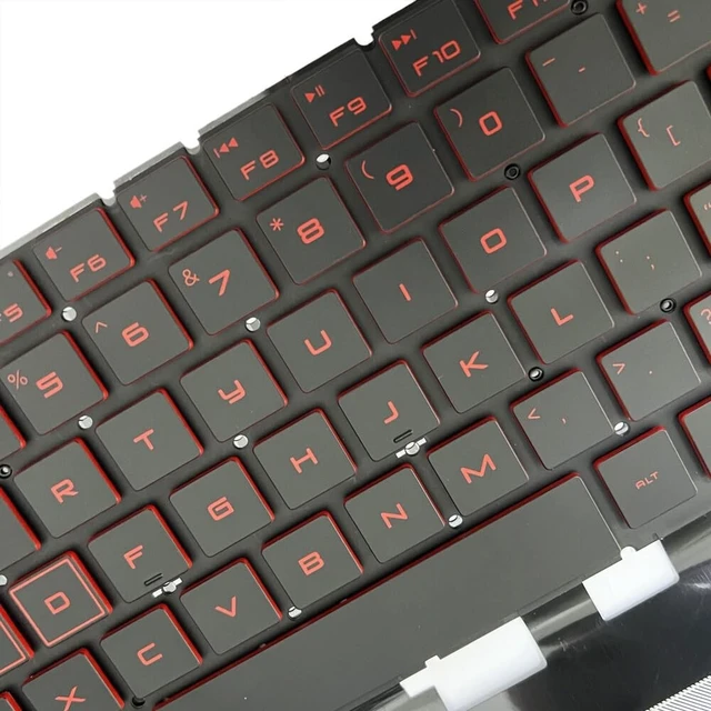 Alt view image 3 of 3 - IFIXAI US Backlit Keyboard Backlight Red for HP 15-DC 15-DH 15-DC0087NR