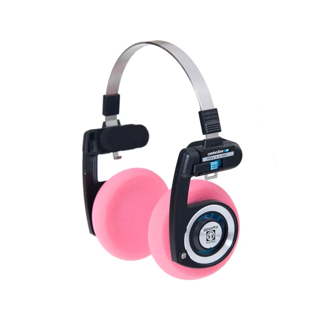 Alt view image 4 of 5 - YAXI EARPADS for Koss PORTAPRO 2Pairs+Pouch ((Pink+Purple)+Pouch)