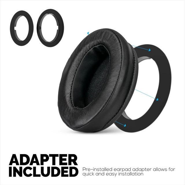 Alt view image 5 of 5 - Sheepskin Earpads for Sennheiser HD600, HD650, HD660S, HD525, HD535, HD545, & Massdrop HD58X, HD6XX Headphones - Memory Foam with Soft Sheepskin Leather