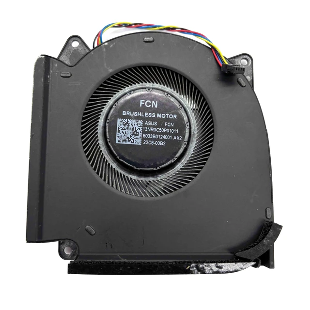 Alt view image 3 of 4 - BestParts New CPU+GPU Cooling Fan Replacement for 2023 Asus ROG Strix G17 G713 (G713PU G713PV G713PI), P/N: 13NR0C50P01011 13NR0C50P02011 (12v Fan)