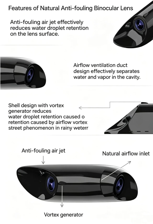Alt view image 2 of 5 - BeZheest AI Blind Spots Detection System with 4 Utimated HD Cameras and 2 Screens, Blind Spot Monitoring AI Alert System for Any Car's 180 Front and Rear Side Views, Driving Recorder,HD Night Vision