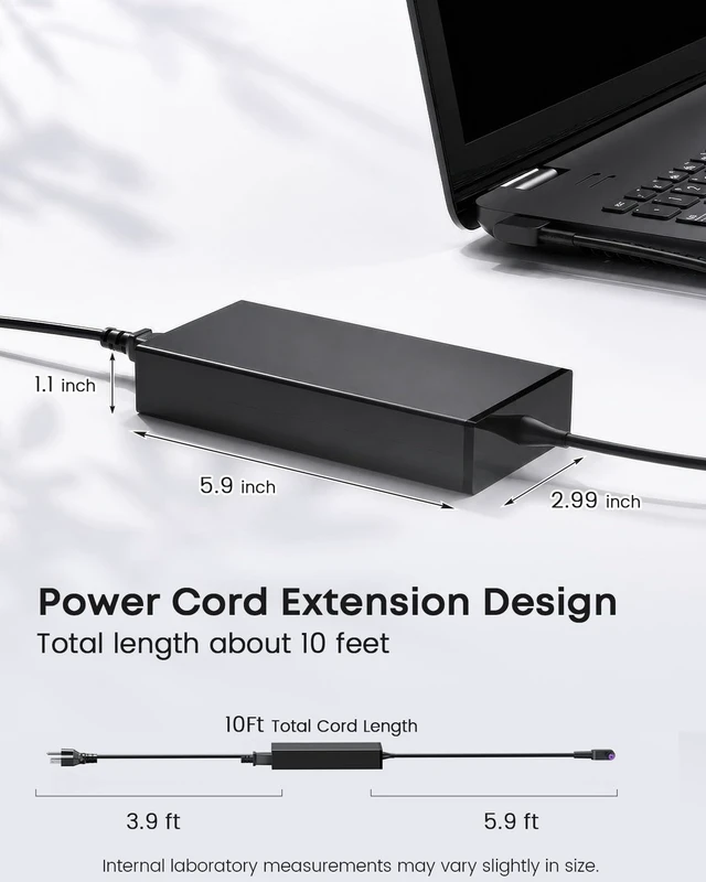 Alt view image 3 of 5 - Dongerdi 135W Charger Fit for Acer Nitro 5 V15 V16 PA-1131-16 PA-1131-26
