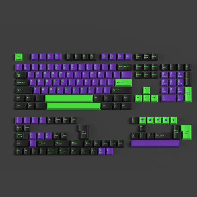 Alt view image 2 of 5 - Owpkeenthy Retro Double Shot PBT Keycaps Full Set, Cherry Unit-01