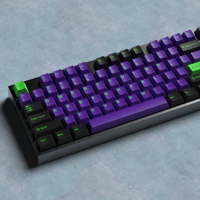 Alt view image 3 of 5 - Owpkeenthy Retro Double Shot PBT Keycaps Full Set, Cherry Unit-01