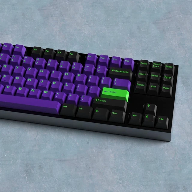Alt view image 4 of 5 - Owpkeenthy Retro Double Shot PBT Keycaps Full Set, Cherry Unit-01