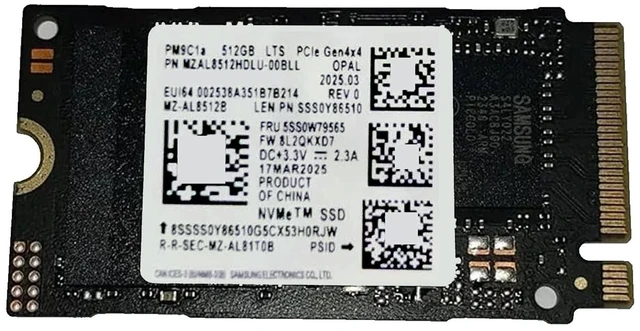 Main image of Samsung PM9C1a 512GB NVMe SSD, M.2 2242 PCIe Gen4 x4, M-Key (OEM New)