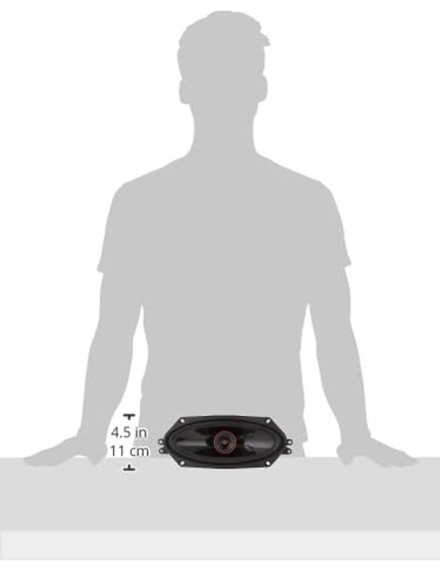 Alt view image 5 of 5 - CERWIN-VEGA! HED Series 4"x10" 2-Way Coaxial Car Audio Speakers (4, 50W RMS) - H7410
