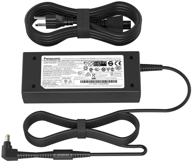 Main image of 110W 5.5mm 2.5mm CF-AA5713A M2 Power Charger fit for Panasonic Toughbook CF-31 CF-53 CF-52 CF-19 15.6V 7.05A Laptop AC Adapter