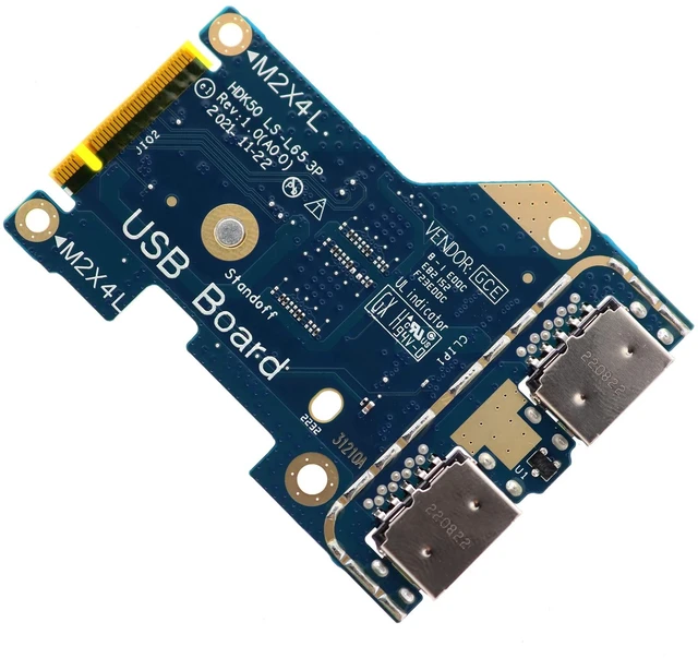 Main image of Deal4GO HDK50 USB Board USB 3.2 Port Daughter Board KXF6N 0KXF6N Replacement for Dell G15 5520 5521 G16 7620