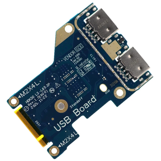 Alt view image 5 of 5 - Deal4GO HDK50 USB Board USB 3.2 Port Daughter Board KXF6N 0KXF6N Replacement for Dell G15 5520 5521 G16 7620