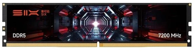 Main image of SIX DDR5 RAM 2x16GB 7200MHz UDIMM Desktop Memory - 1.1V Low Voltage, On-Die ECC, 288-Pin Memory Module