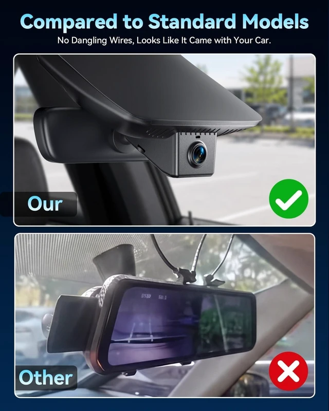 Alt view image 4 of 5 - OVAMAN 4K STARVIS 2 OEM Dual Dash Cam for 2022-2026 Lexus NX 350/350h/450h+
