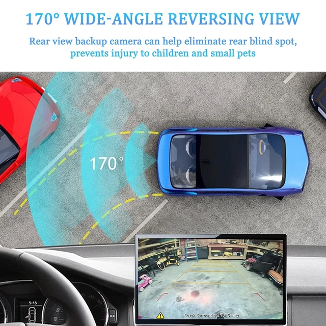 Alt view image 2 of 5 - Backup Camera for 2010-2017 GMC Terrain/Chevy Equinox 2013 2014 2015 2016