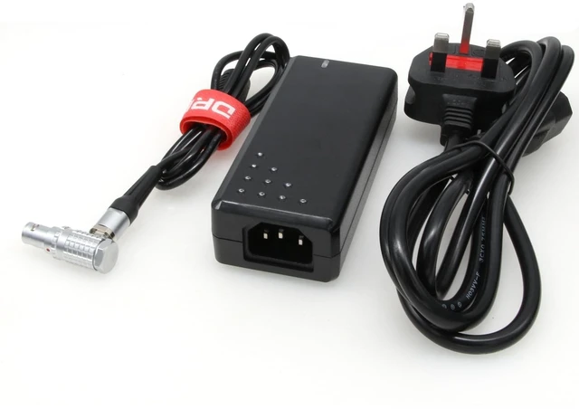 Main image of DRRI Image Transmission high Bright Monitor 12V 3A AC DC Power Adapter 6Pin Female Right Angle