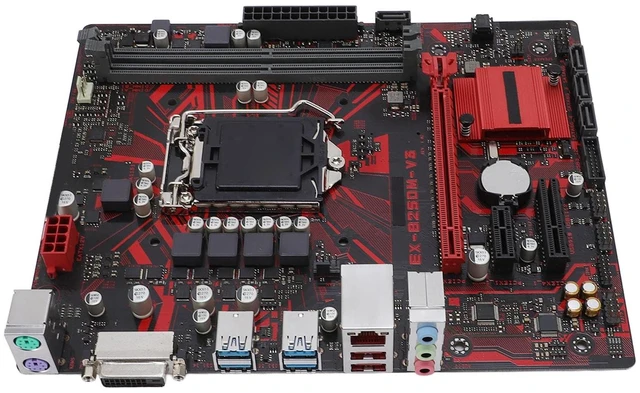 Main image of Wisoqu EX B250M V3 Desktop Motherboard, Compatible with 7th 6th Generation Core i7 i5 i3 14nm CPU Processors, 2 DDR4 DIMM Slots for LGA 1151